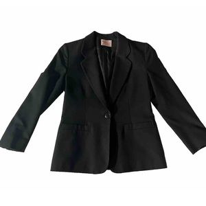 Vintage Women’s Black Pendleton Blazer Jacket Size 6 Petite Button